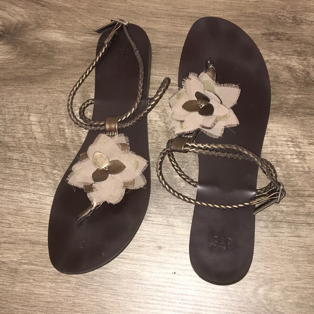 Gap Sandals with Flowers